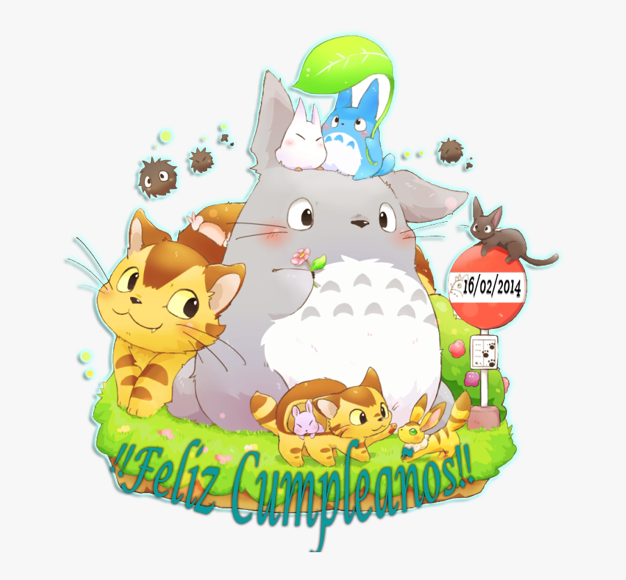 Cute Totoro Art, Transparent Clipart