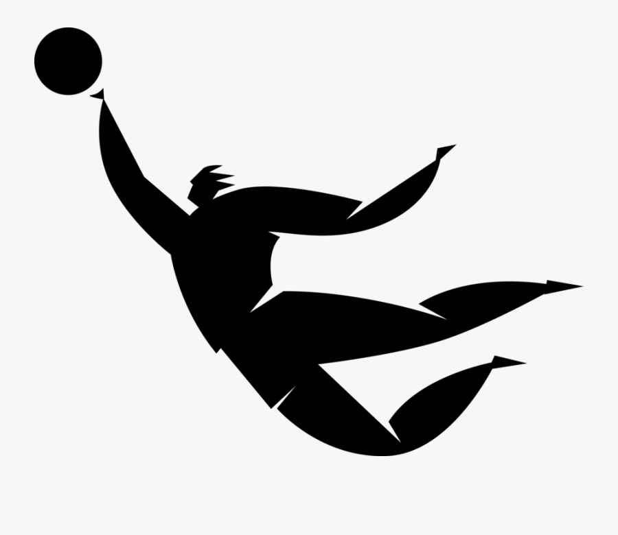 Vector Illustration Of Sport Of Soccer Football Goalie - Goalkeeper Silhouette Png, Transparent Clipart