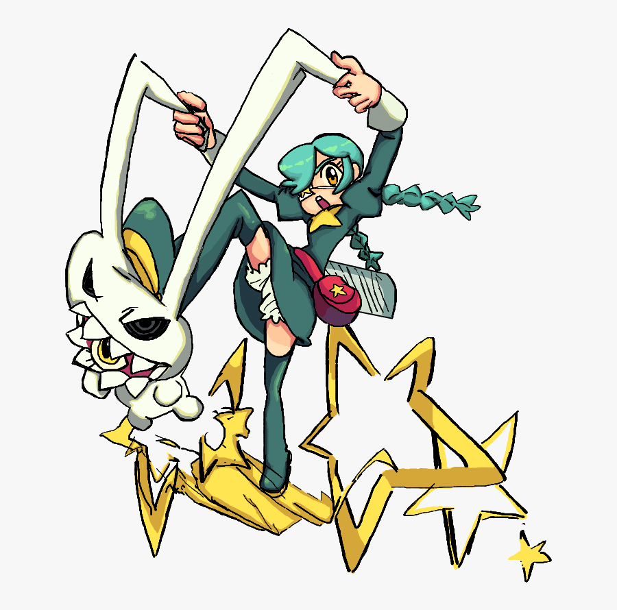 [​img] - Skullgirls Character With Background, Transparent Clipart