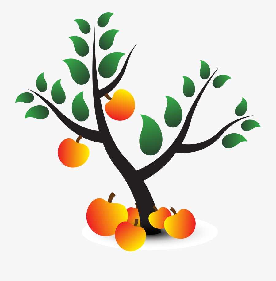 Isle Of Man Woodland Trust Clipart , Png Download - Apricot Tree Cartoon, Transparent Clipart