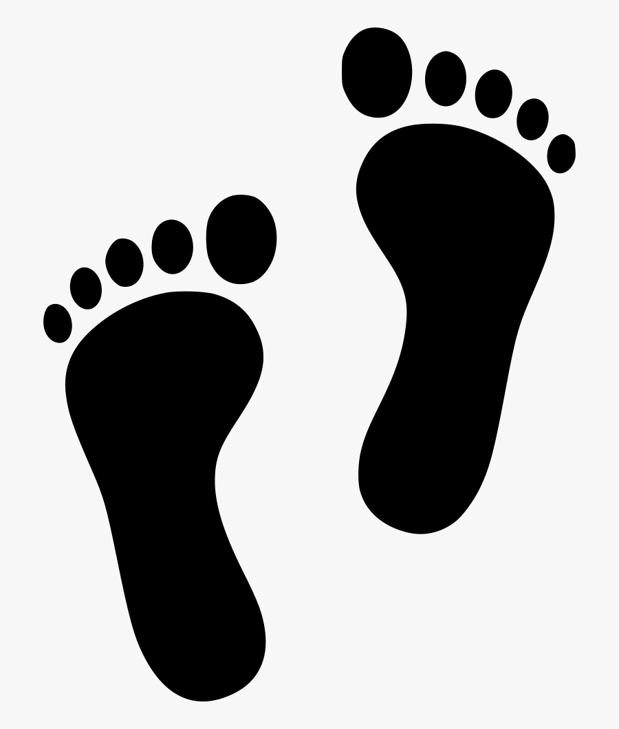 Footprints Svg Printable Baby - Footprint Clipart, Transparent Clipart