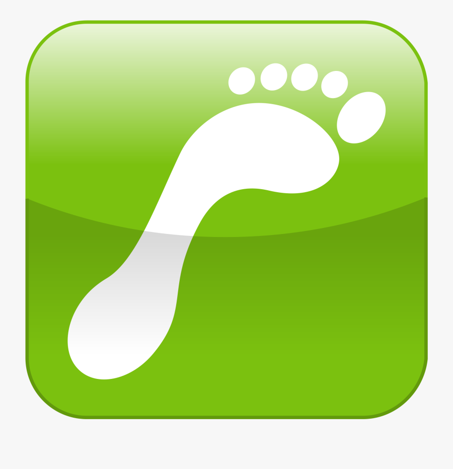 Footprints Svg Large - Positive Digital Footprints, Transparent Clipart