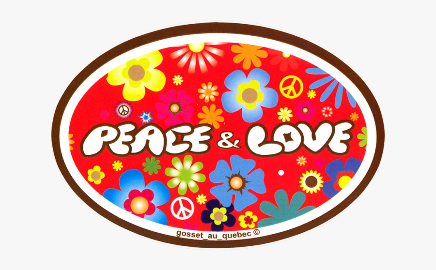 Peace And Love - Circle, Transparent Clipart