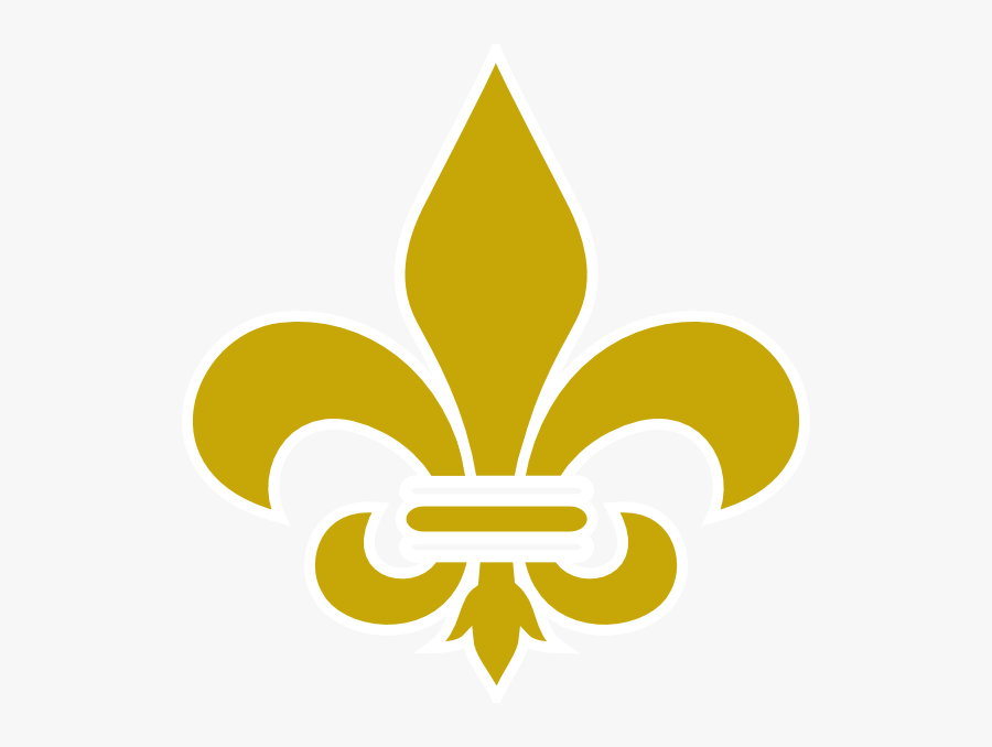 Fleur De Lis Gold Png, Transparent Clipart