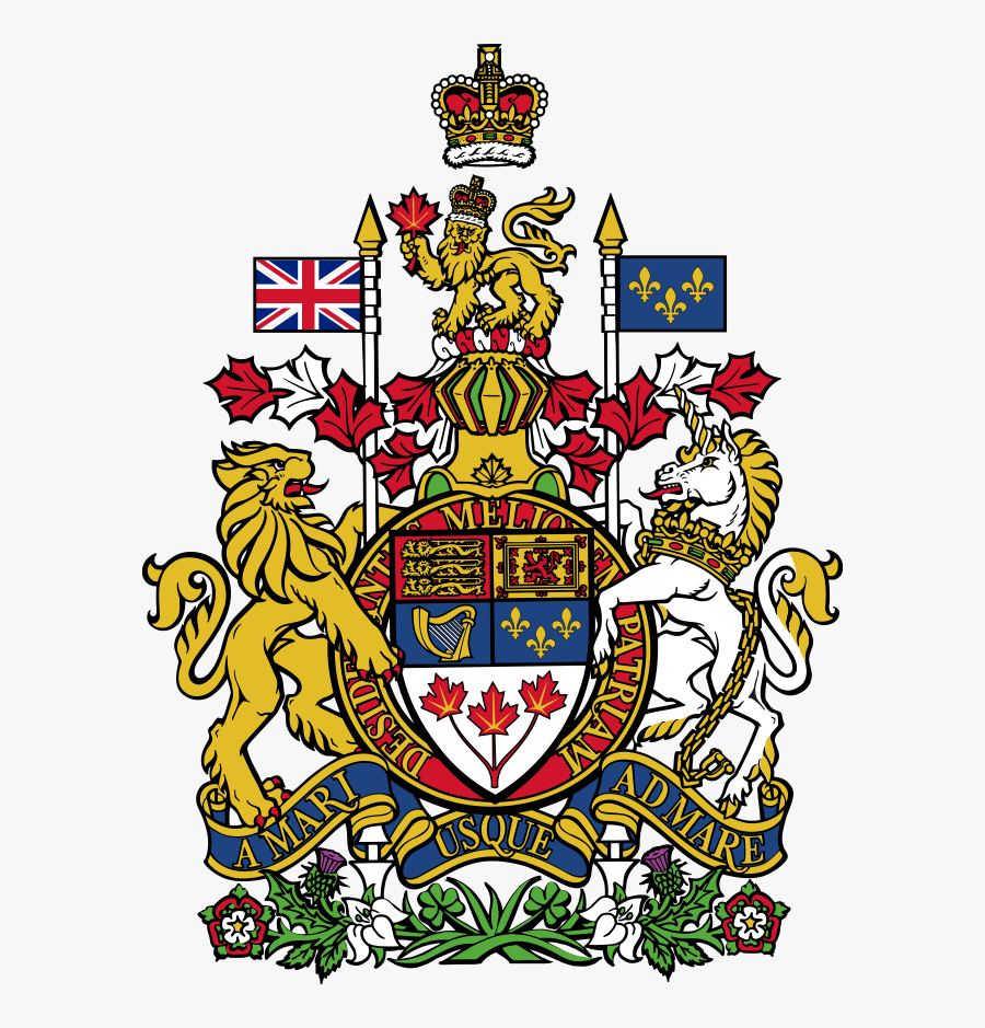 Canada Coat Of Arms, Transparent Clipart
