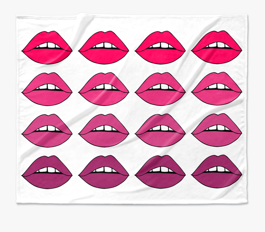 Pink Lips Ombre Blanket - Instagram Highlight Icons Black And Gold, Transparent Clipart
