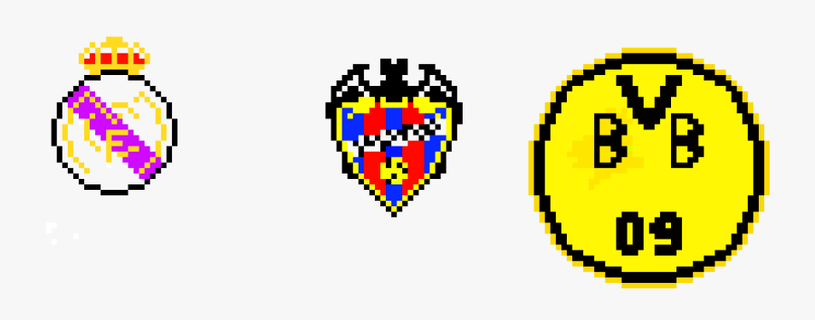 Pixel Art Football Logos, Transparent Clipart