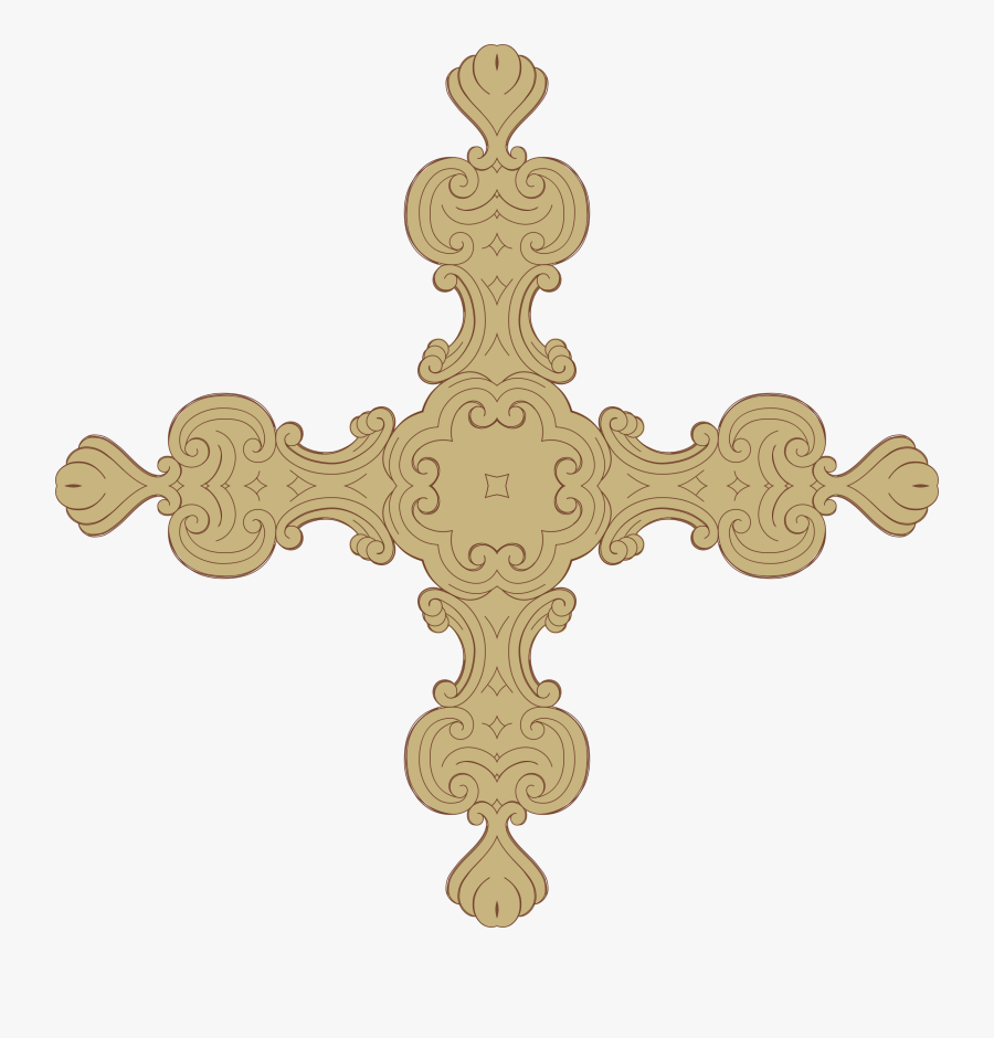 Transparent Ornate Cross Clipart - Coat Of Arms For Adams, Transparent Clipart