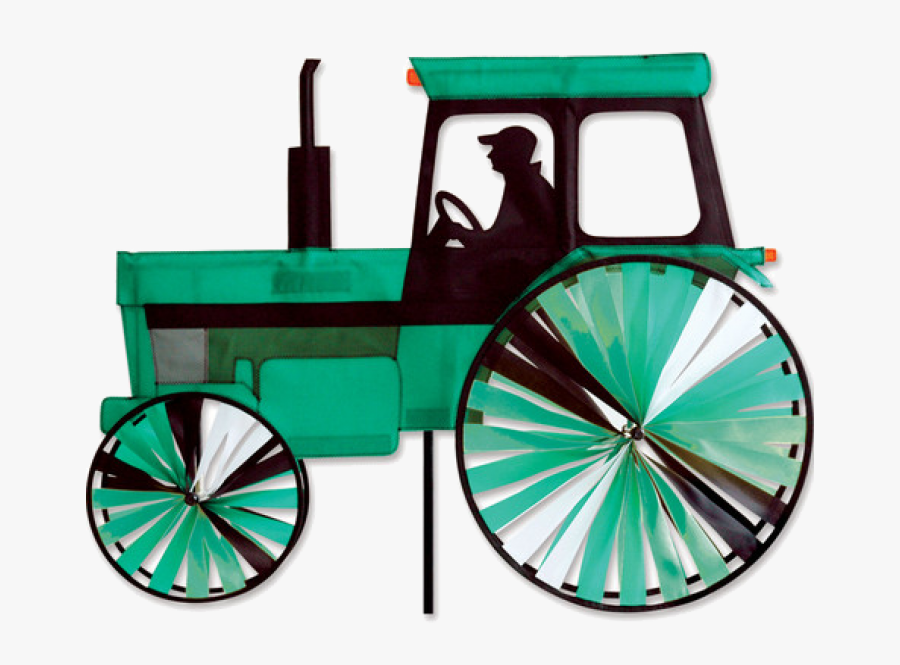 Image Of Green Tractor Spinner - Green Tractor, Transparent Clipart