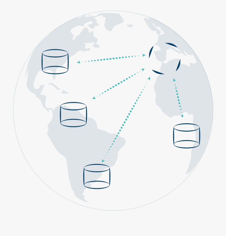 Diagrams Geographic Distribition - Circle, Transparent Clipart
