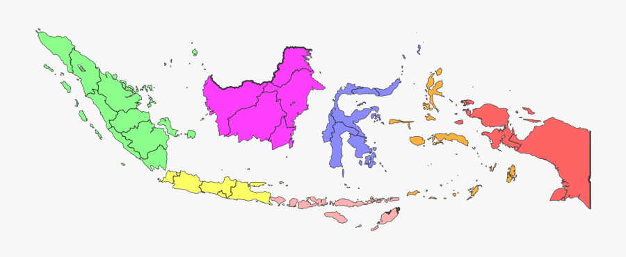 Indonesian Map Vector Png, Transparent Clipart