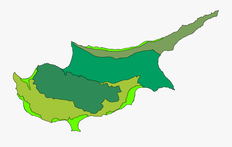 Geographical Regions Of Cyprus - Cyprus Capital City Map, Transparent Clipart
