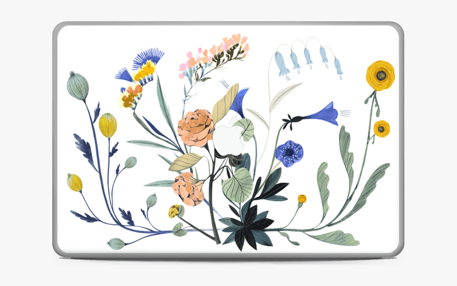 Springtime Skin Macbook Pro 17” - Iris, Transparent Clipart