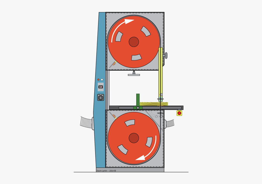 Narrow Band Saw Image - Circle, Transparent Clipart