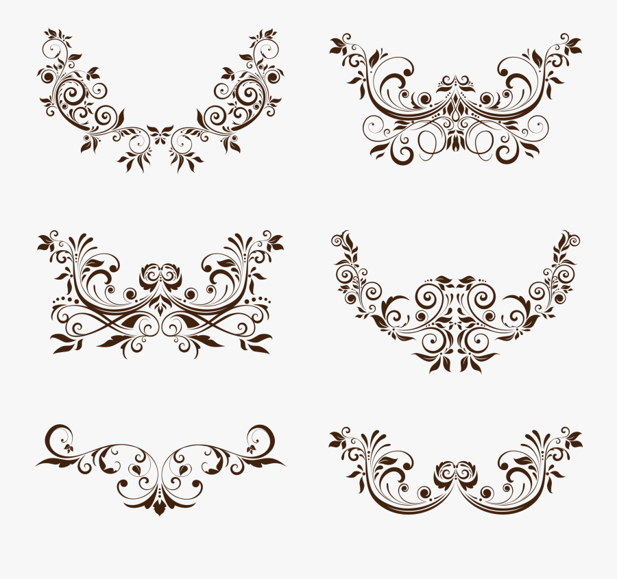 Ornament Euclidean Floral Transprent - Floral Ornament Vector Ornament Png, Transparent Clipart