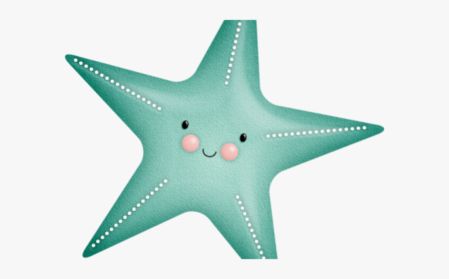 Clip Art - Green Starfish Clipart Jpg, Transparent Clipart