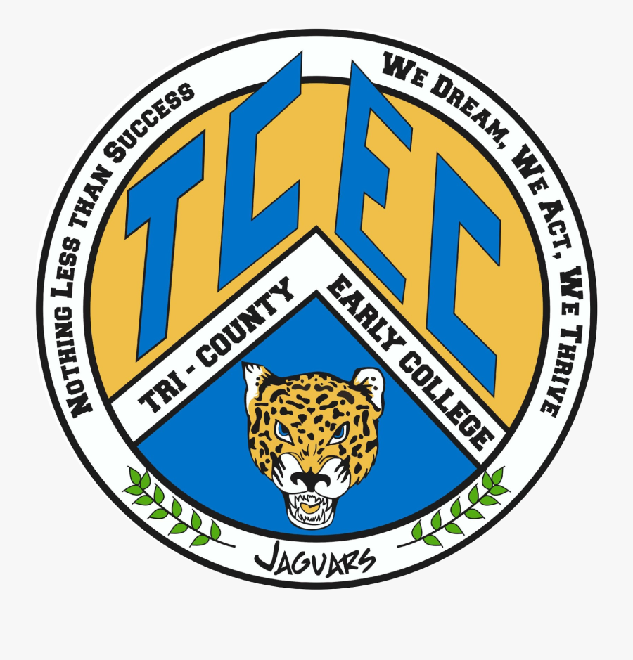 Jaguar Clipart High School - Tri County Early College Logo, Transparent Clipart