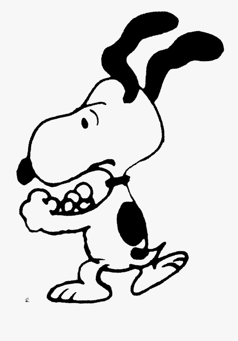 Peanuts Characters Clipart Black And White , Free Transparent Clipart