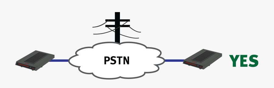 Pstn Modem To Modem - Pstn Modem, Transparent Clipart