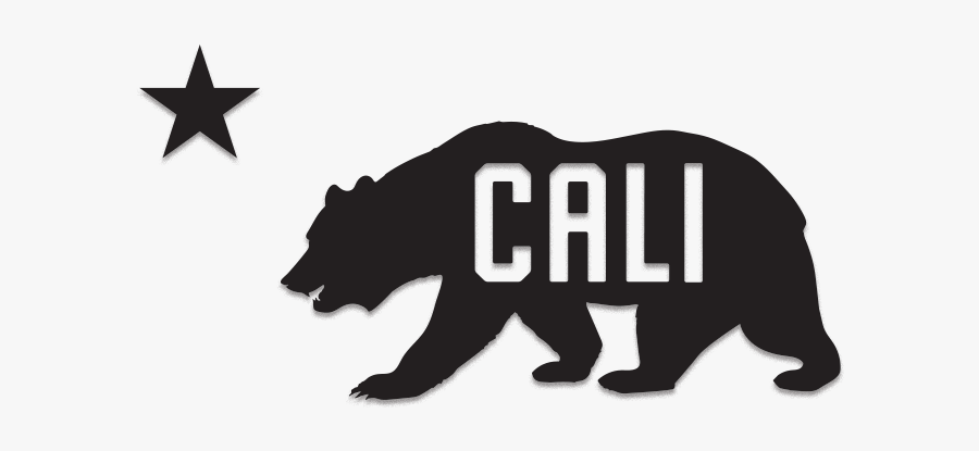 Flag Of California California Grizzly Bear California - California Bear Png, Transparent Clipart