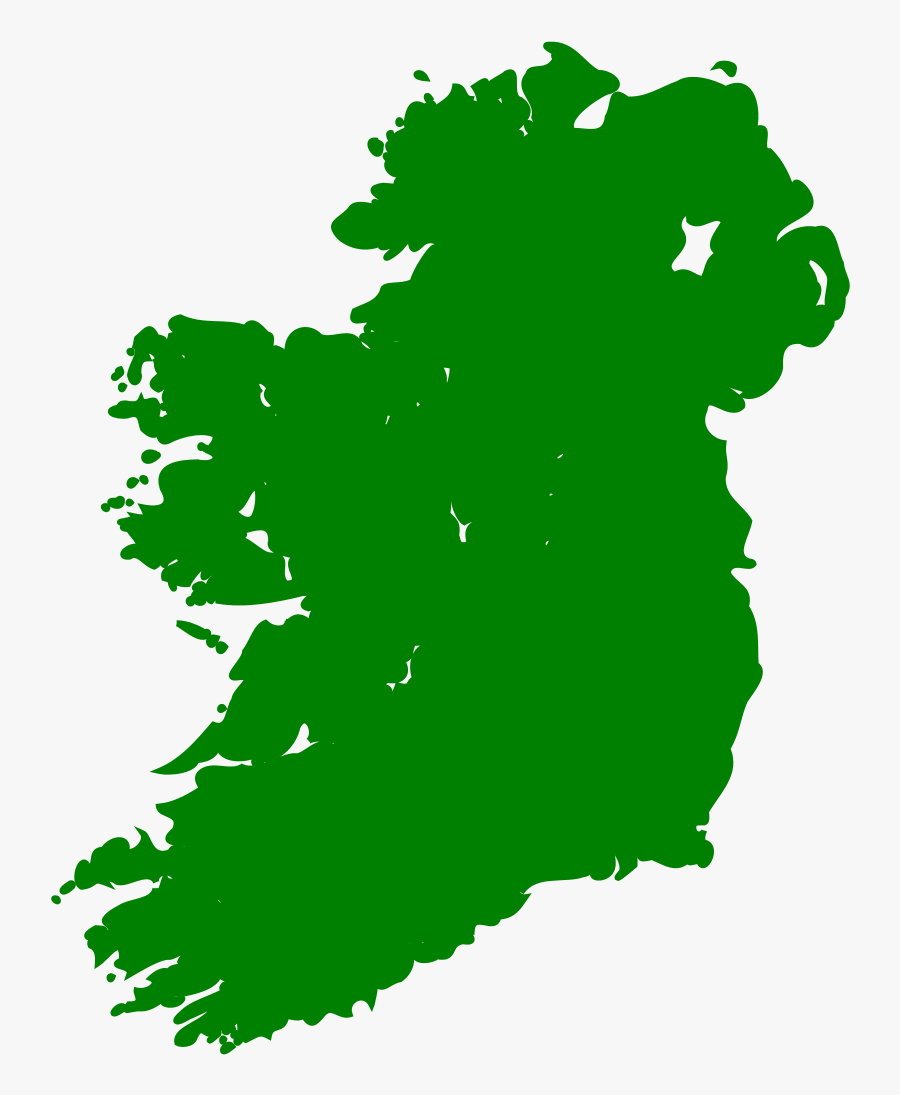 Local Post Co - Map Of Ireland No Border, Transparent Clipart