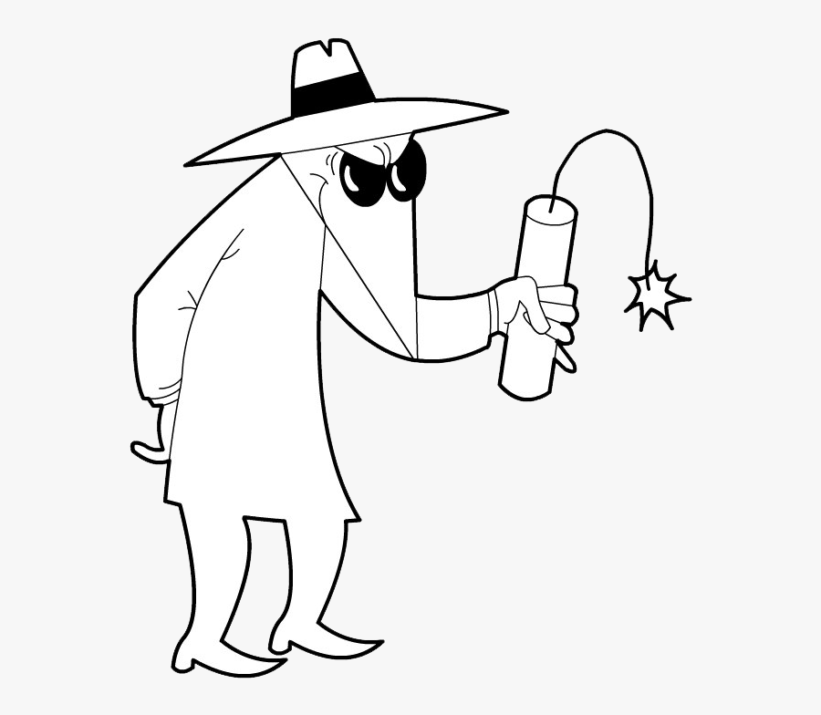 Spy Vs Spy White Spy, Transparent Clipart