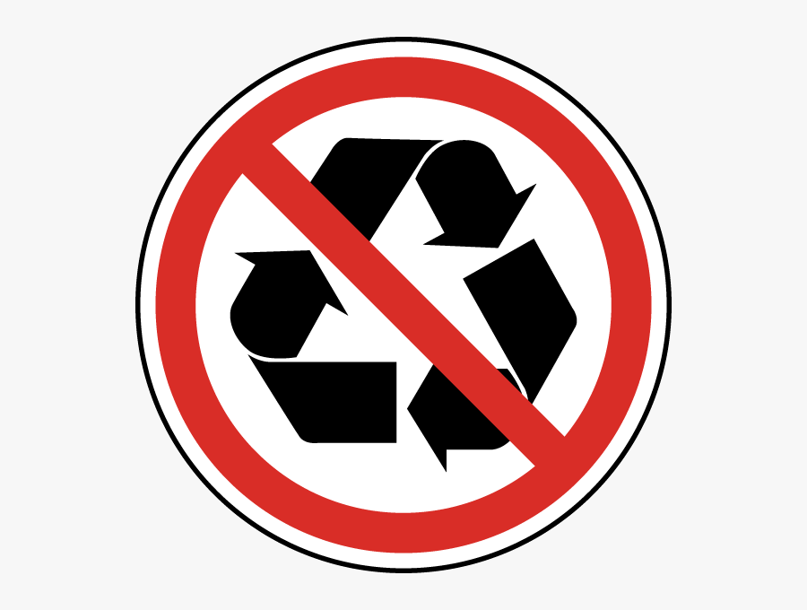 Not Recyclable Symbol Png, Transparent Clipart