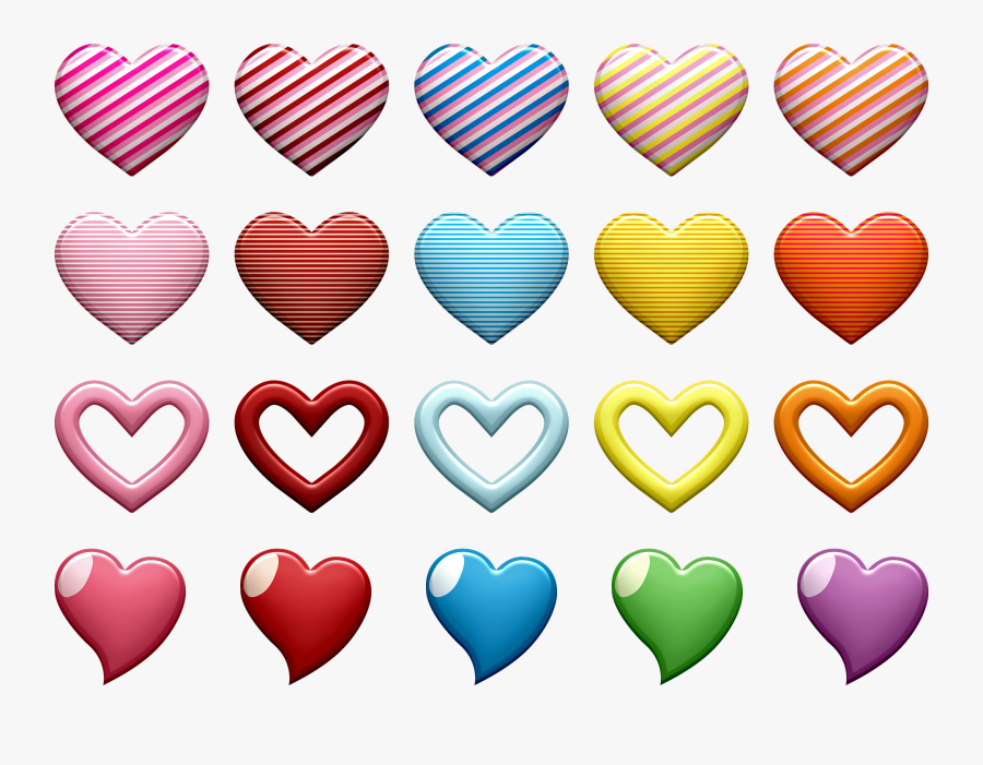 Clipart Hearts, Transparent Clipart