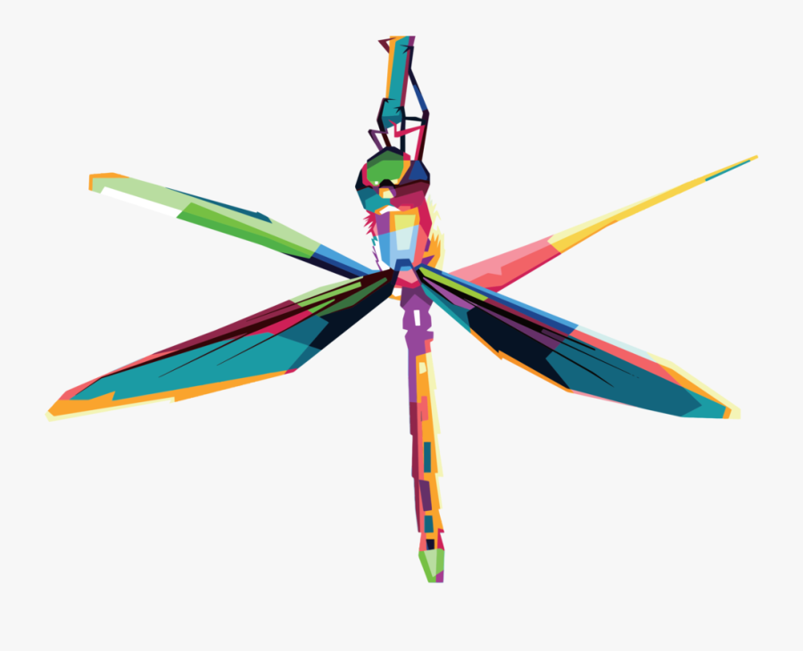 Propeller,insect,line - Geometry Of Dragon Fly, Transparent Clipart