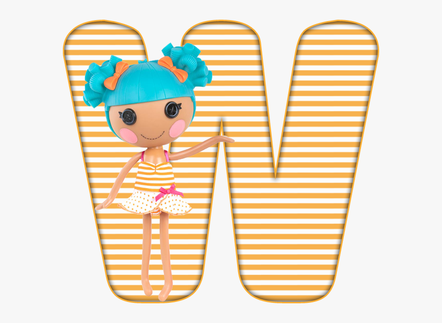 Abecedario Con Rayas Amarillas Y Lalaloopsy - Alphabet, Transparent Clipart