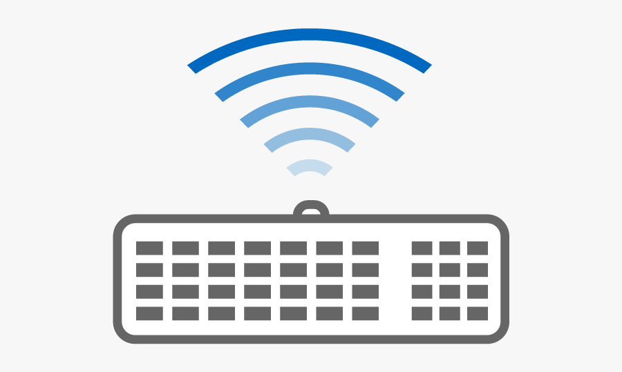 Wireless Keyboard Clipart, Transparent Clipart