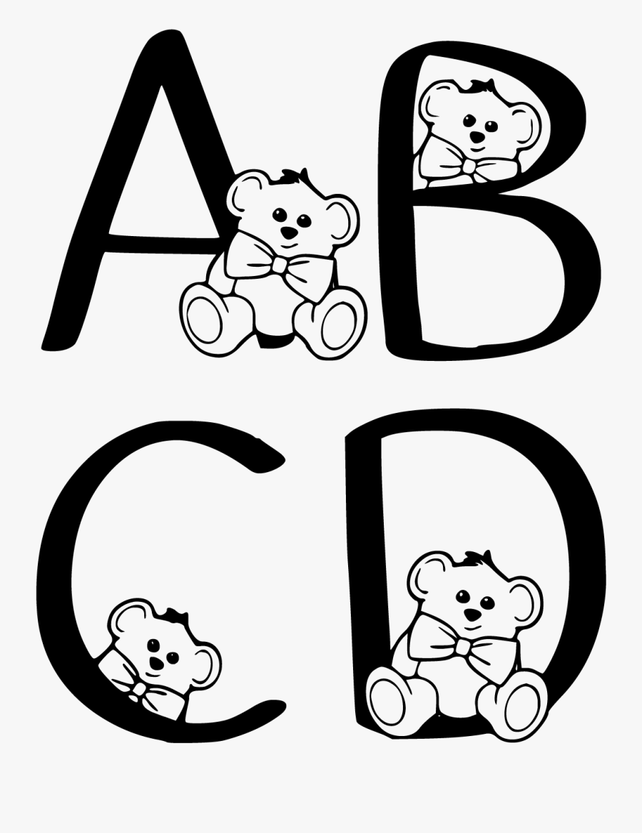 Ks Coppers Teddy Bears Font Moon Dark - Cartoon, Transparent Clipart