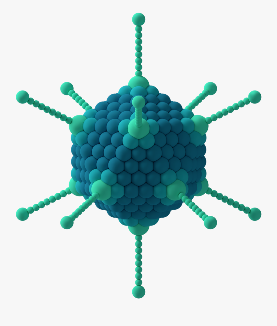 Hiv Virus Icosahedral, Transparent Clipart