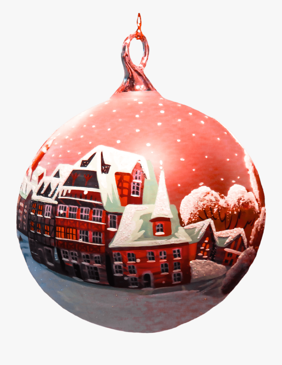 Christmas Bauble Houses Drawing Clip Arts - Addobbi Natalizi Png, Transparent Clipart