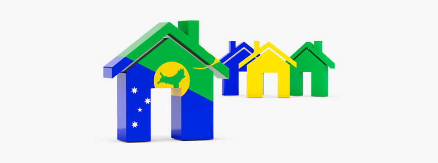 Three Houses With Flag - Philippines Flag With House, Transparent Clipart