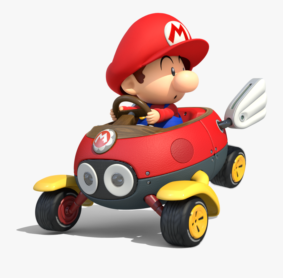 Image Baby Kart Png - Mario Kart 8 Deluxe Baby Mario, Transparent Clipart