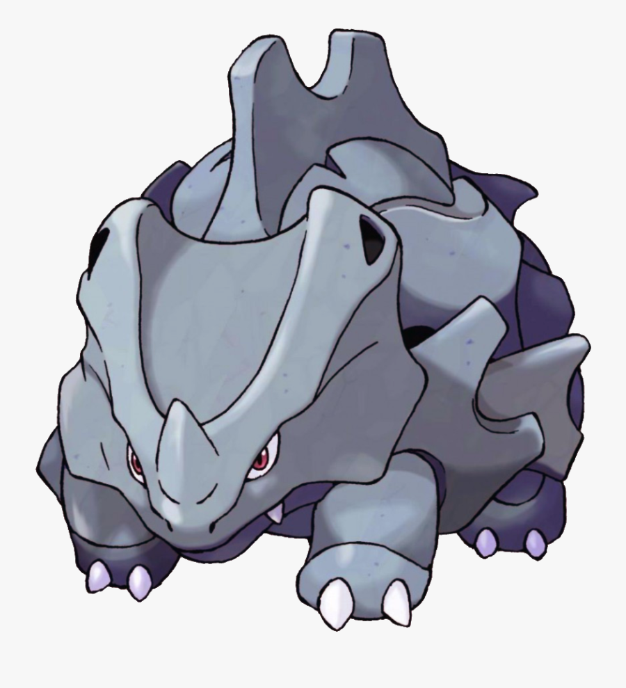 Rhyhorn Pokemon, Transparent Clipart