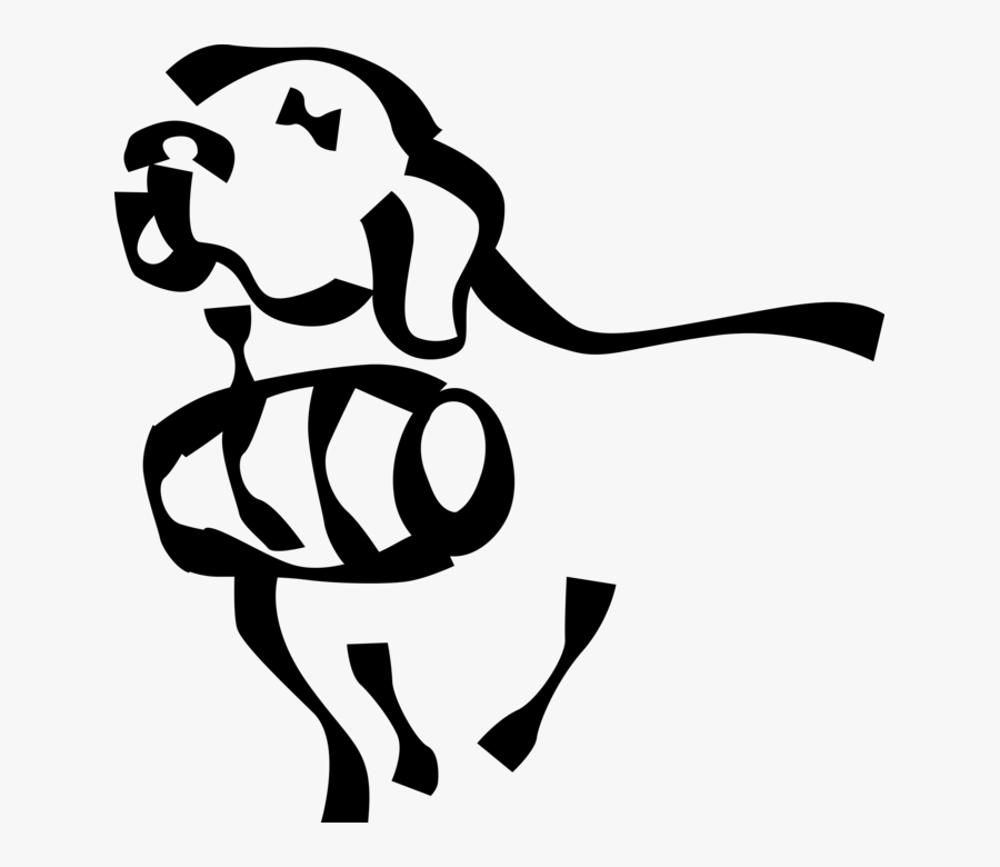 Vector Illustration Of St Bernard Ski Patrol And Rescue - St Bernard, Transparent Clipart