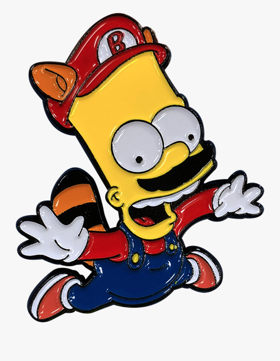 Thumbs Bart X Super Mario Pin - Mario Bart, Transparent Clipart