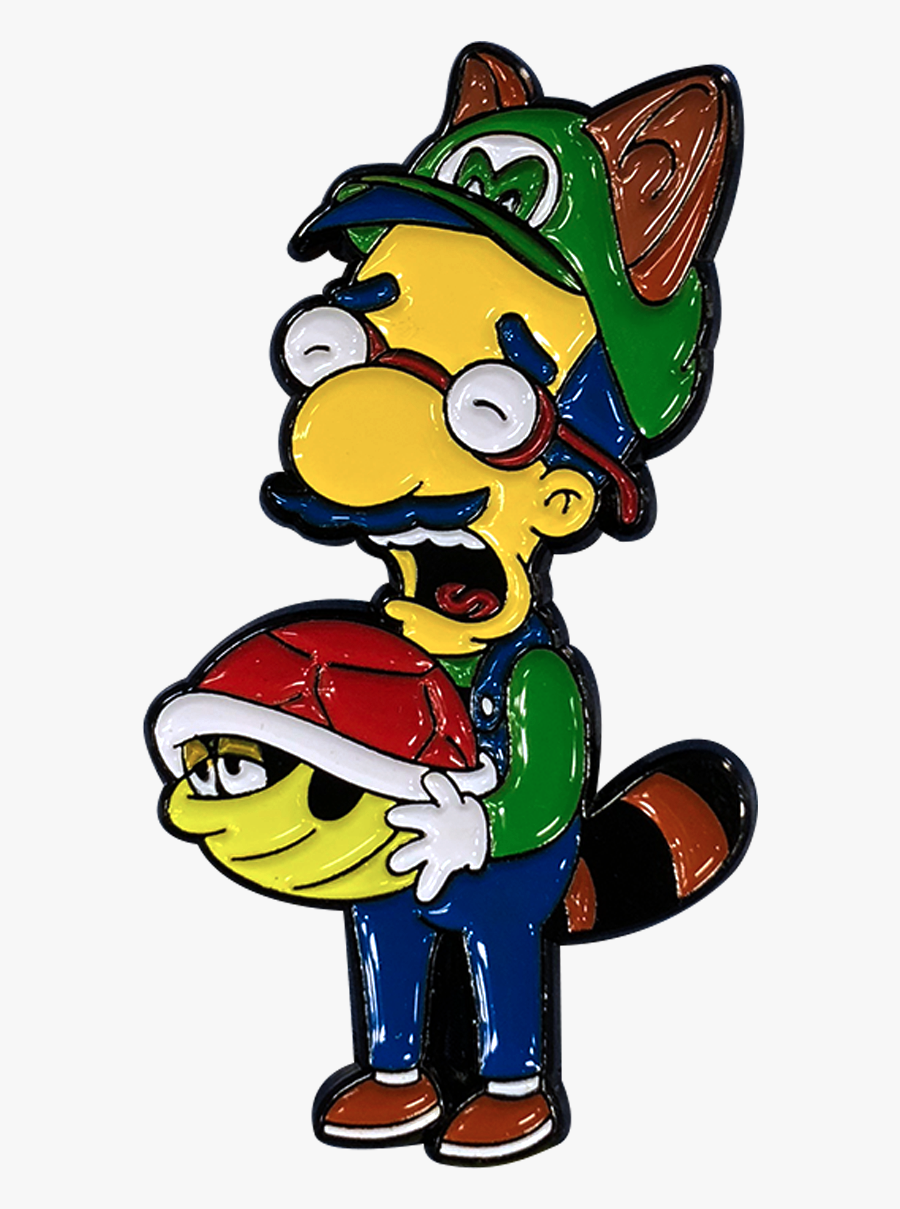 Thumbs Milhouse X Super Mario Pin - Cartoon, Transparent Clipart