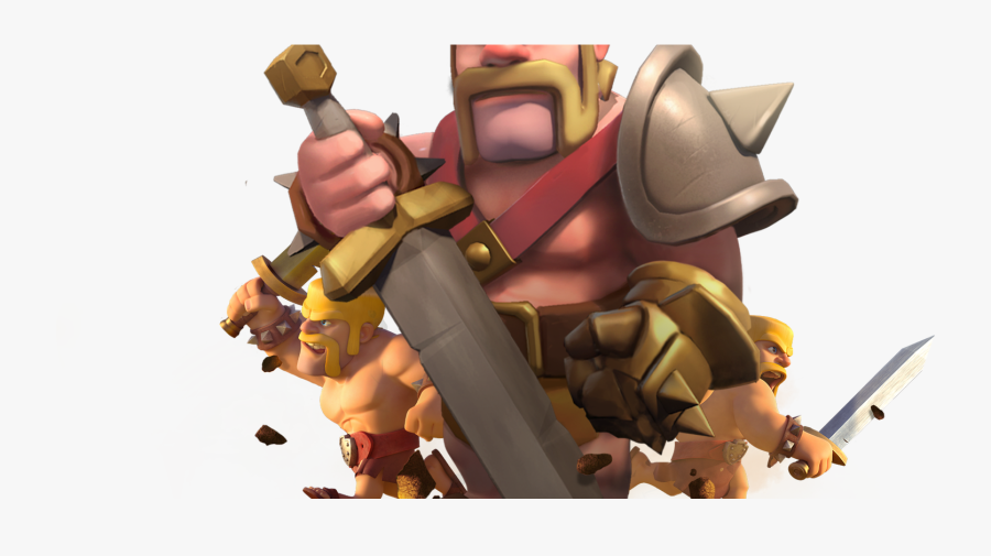 Clash Of Clans Clipart Anime - Coc Barbarian King Hd, Transparent Clipart