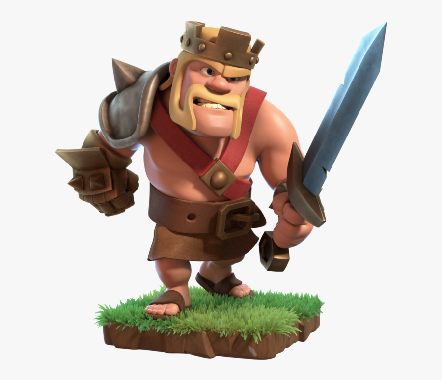 Barbarian King Png - Barbare Clash Of Clans, Transparent Clipart