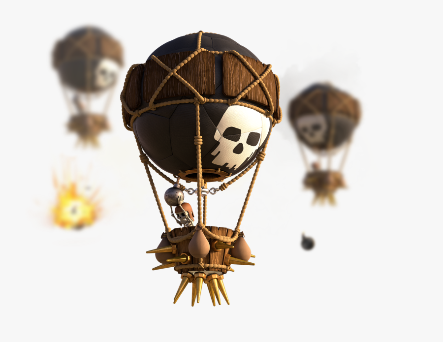 Clip Art Balloon Coc - Clash Of Clans Balloon Png, Transparent Clipart
