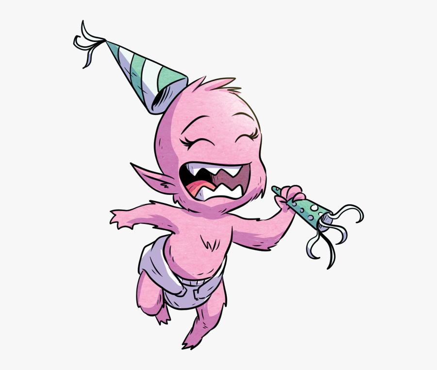 New Years Partier - Cartoon, Transparent Clipart