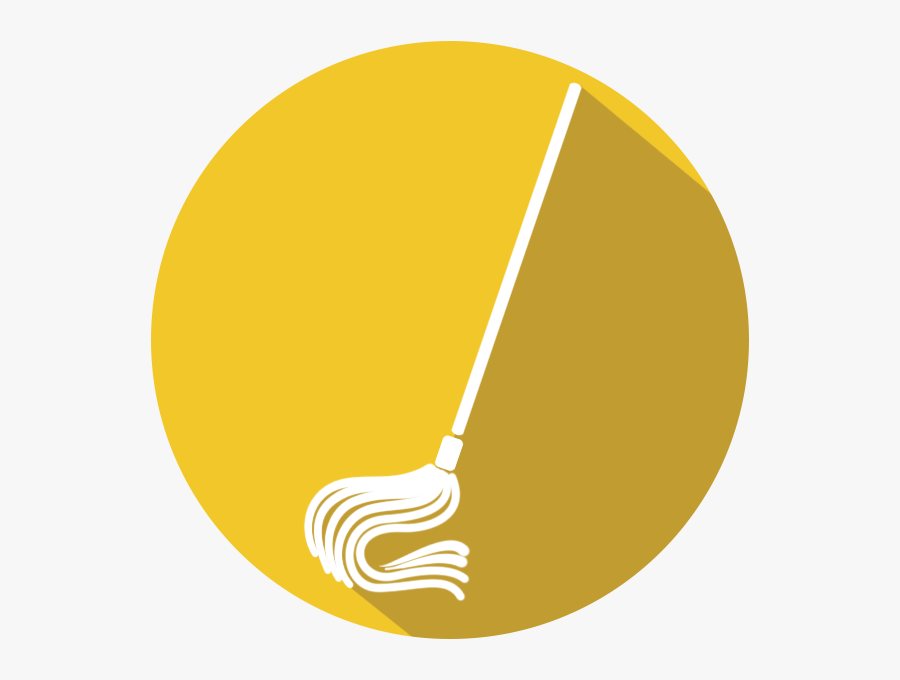 Mop Clipart Janitorial Supply - Clean Icon Circle Png, Transparent Clipart