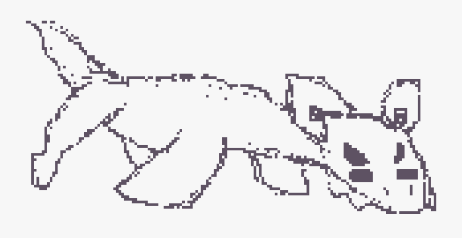 Sea Monster Sketcharoo - Line Art, Transparent Clipart