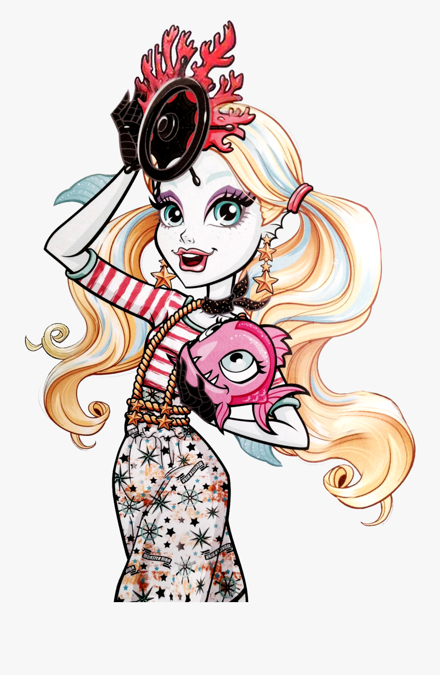 Monster High Shriek Wrecked Lagoona, Transparent Clipart