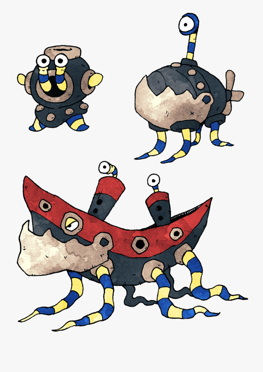 Sea Wreckage Monsters - Cartoon, Transparent Clipart