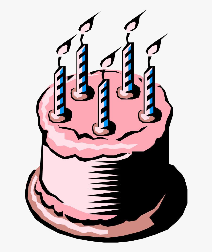 Birthday Cake - - Dort, Transparent Clipart