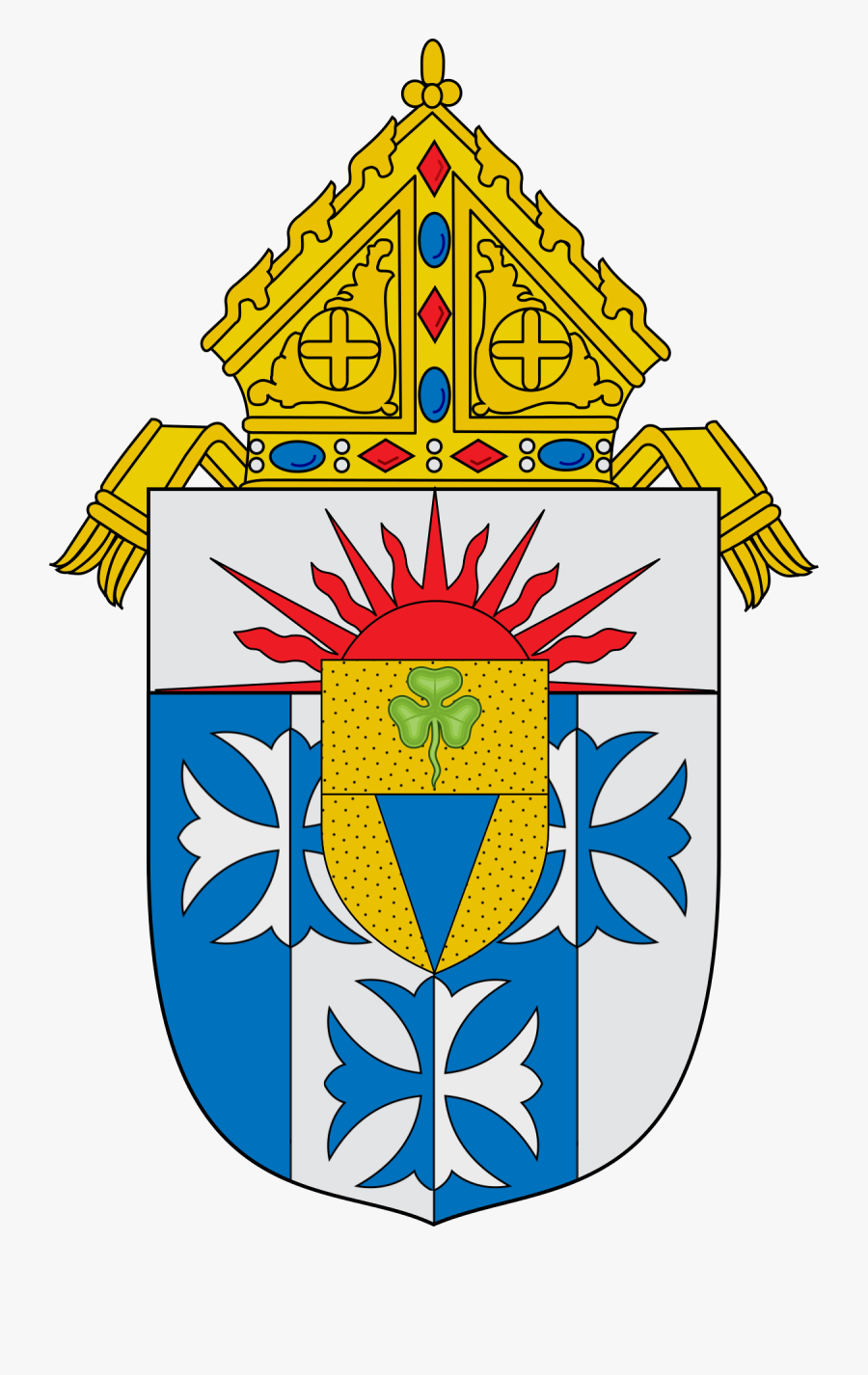 Diocese Of Lansing Coat Of Arms, Transparent Clipart